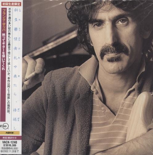 Frank Zappa Shut Up 'N' Play Yer Guitar Japanese 3-CD album